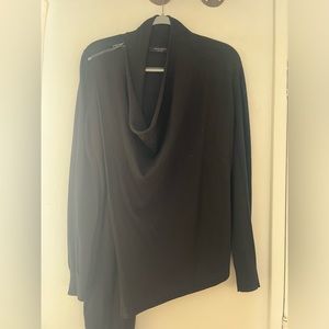 All Saints Asymmetrical sweater cardigan